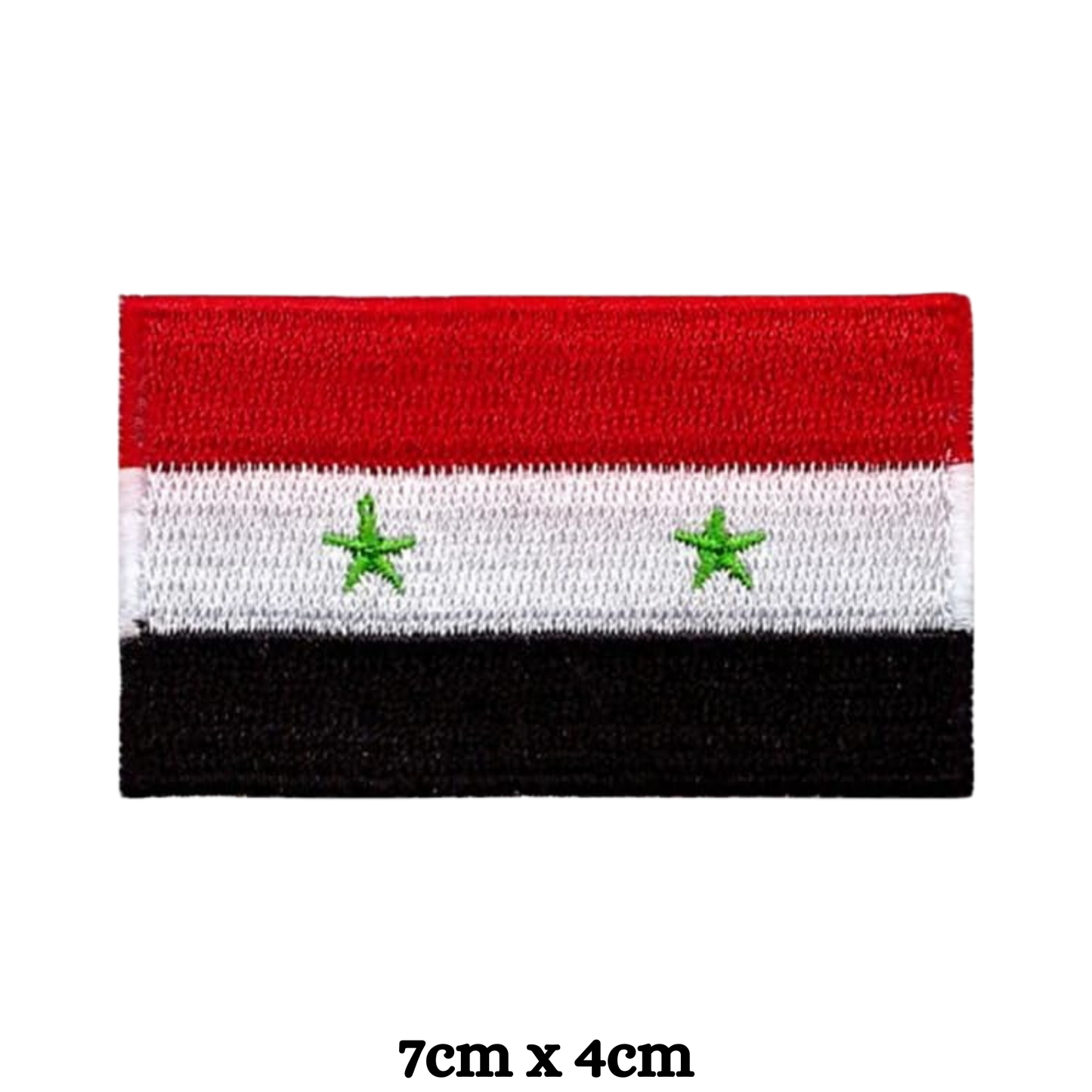 Country Flag Embroidered Patch – Iron On / Sew On National Flag Badge | All Countries Available | Jacket, Backpack, Hat, Uniform – Choose Your Country (K-S)