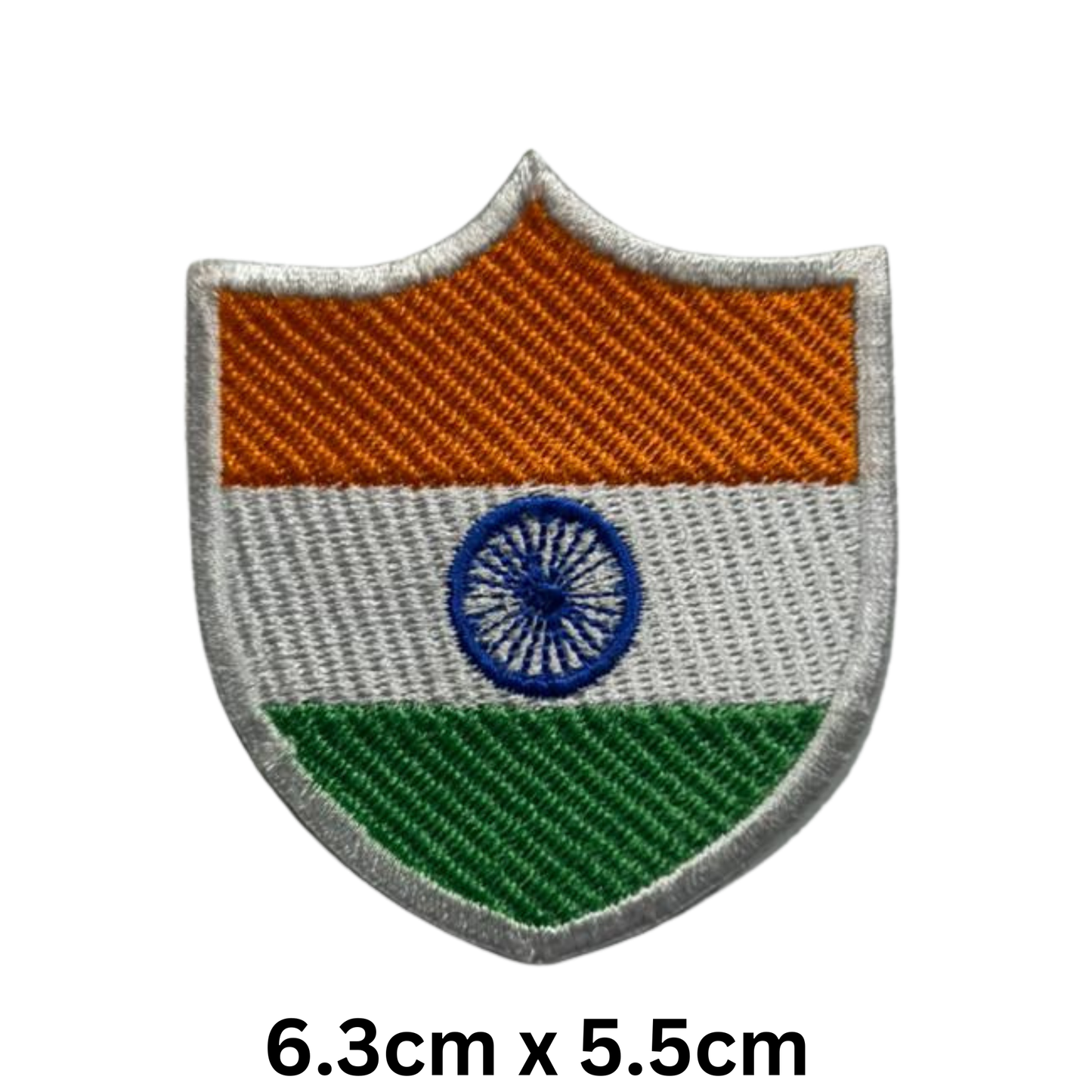 Shield Flag Patch – Embroidered Iron On / Sew On Shield Shaped National Flag Badge | All Countries Available | Heraldic Crest Patch for Jacket, Backpack, Biker Vest, Uniform – Choose Your Country (A-J)