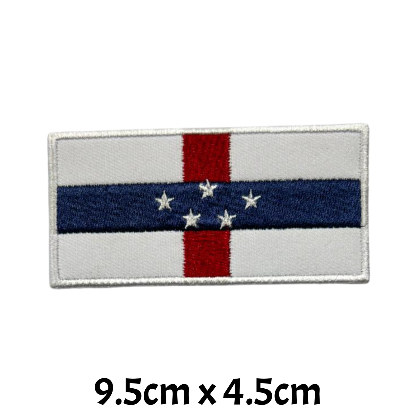 All Country Flag Patches (9.5 × 4.5 cm), Embroidered Iron-On/Sew-On National Flag Badges for Jacket, Backpack, Hat, Bags and DIY Craft (A-J)