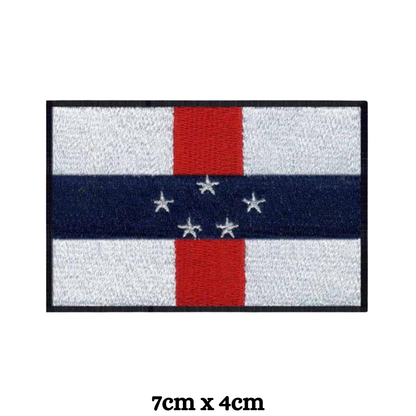 Country Flag Embroidered Patch – Iron On / Sew On National Flag Badge | All Countries Available | Jacket, Backpack, Hat, Uniform – Choose Your Country (A-J)