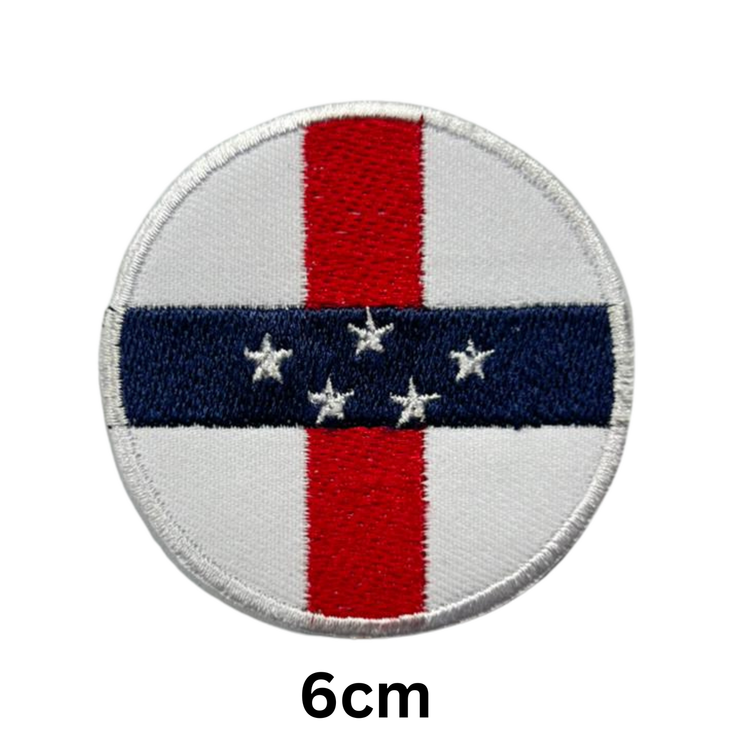 Round Flag Patch – 6cm Circular Embroidered Iron On / Sew On National Flag Badge | All Countries | Tactical Military Emblem for Hats, Jackets, Backpacks, Uniforms – Choose Your Country (A-J)