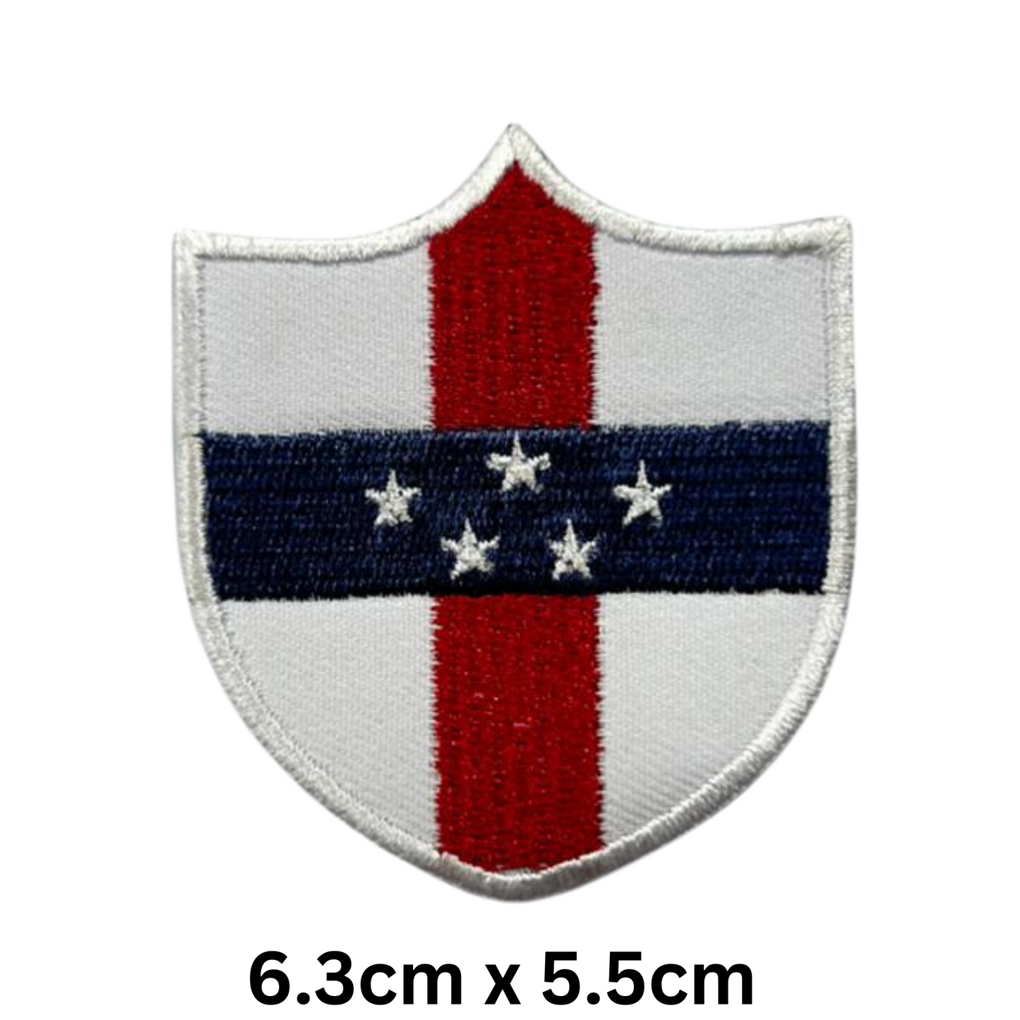 Shield Flag Patch – Embroidered Iron On / Sew On Shield Shaped National Flag Badge | All Countries Available | Heraldic Crest Patch for Jacket, Backpack, Biker Vest, Uniform – Choose Your Country (A-J)