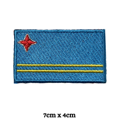 Country Flag Embroidered Patch – Iron On / Sew On National Flag Badge | All Countries Available | Jacket, Backpack, Hat, Uniform – Choose Your Country (A-J)