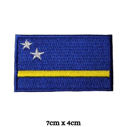Country Flag Embroidered Patch – Iron On / Sew On National Flag Badge | All Countries Available | Jacket, Backpack, Hat, Uniform – Choose Your Country (A-J)