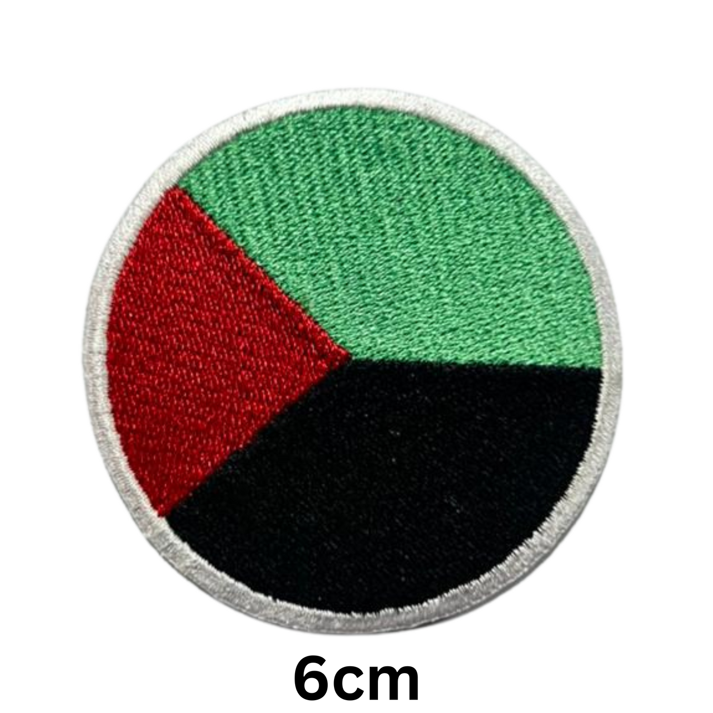 Round Flag Patch – 6cm Circular Embroidered Iron On / Sew On National Flag Badge | All Countries | Tactical Military Emblem for Hats, Jackets, Backpacks, Uniforms – Choose Your Country (K-S)