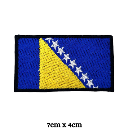 Country Flag Embroidered Patch – Iron On / Sew On National Flag Badge | All Countries Available | Jacket, Backpack, Hat, Uniform – Choose Your Country (A-J)