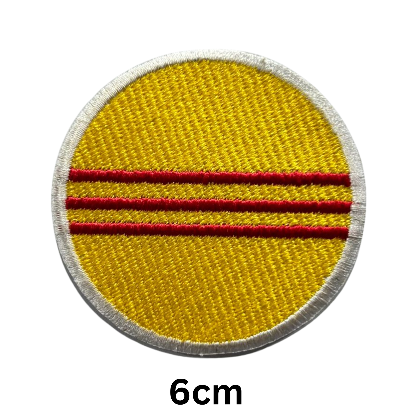 Round Flag Patch – 6cm Circular Embroidered Iron On / Sew On National Flag Badge | All Countries | Tactical Military Emblem for Hats, Jackets, Backpacks, Uniforms – Choose Your Country (K-S)