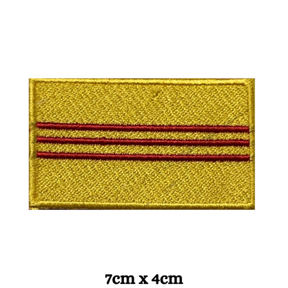 Country Flag Embroidered Patch – Iron On / Sew On National Flag Badge | All Countries Available | Jacket, Backpack, Hat, Uniform – Choose Your Country (K-S)