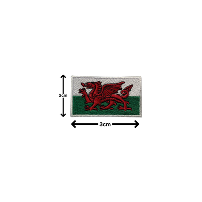 All Country Flag Patches (3 × 2 cm), Embroidered Iron-On/Sew On National Flags, Badge Traveler Gift Patch for Jacket, Backpack, Hat DIY Craft (T-Z)