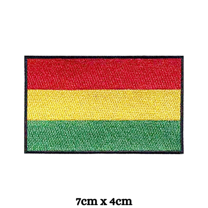 Country Flag Embroidered Patch – Iron On / Sew On National Flag Badge | All Countries Available | Jacket, Backpack, Hat, Uniform – Choose Your Country (A-J)