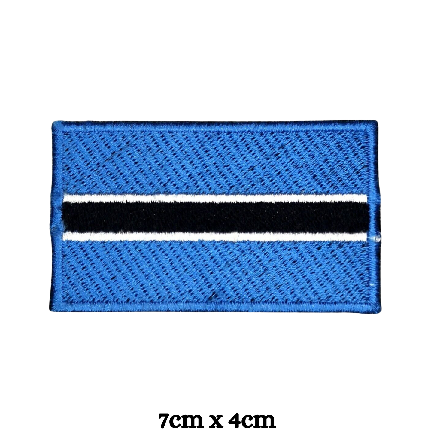 Country Flag Embroidered Patch – Iron On / Sew On National Flag Badge | All Countries Available | Jacket, Backpack, Hat, Uniform – Choose Your Country (A-J)
