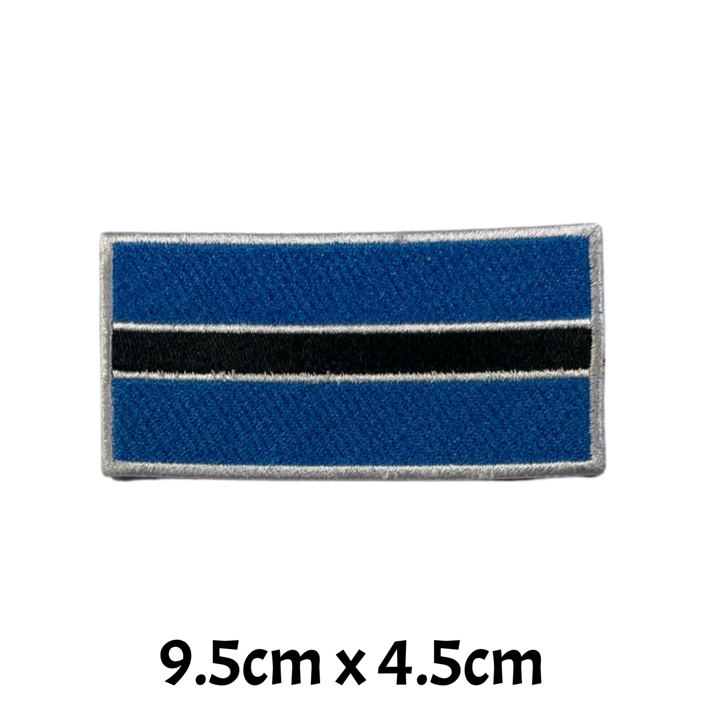 All Country Flag Patches (9.5 × 4.5 cm), Embroidered Iron-On/Sew-On National Flag Badges for Jacket, Backpack, Hat, Bags and DIY Craft (A-J)