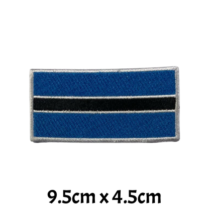 All Country Flag Patches (9.5 × 4.5 cm), Embroidered Iron-On/Sew-On National Flag Badges for Jacket, Backpack, Hat, Bags and DIY Craft (A-J)