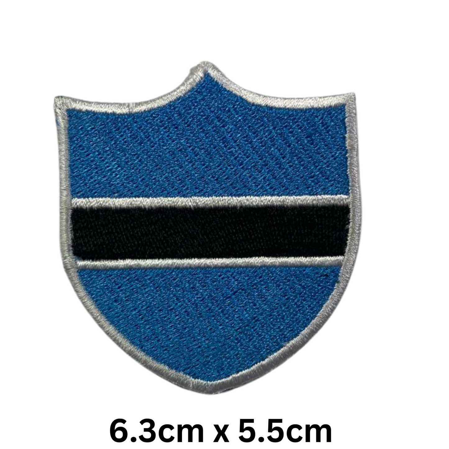 Shield Flag Patch – Embroidered Iron On / Sew On Shield Shaped National Flag Badge | All Countries Available | Heraldic Crest Patch for Jacket, Backpack, Biker Vest, Uniform – Choose Your Country (A-J)