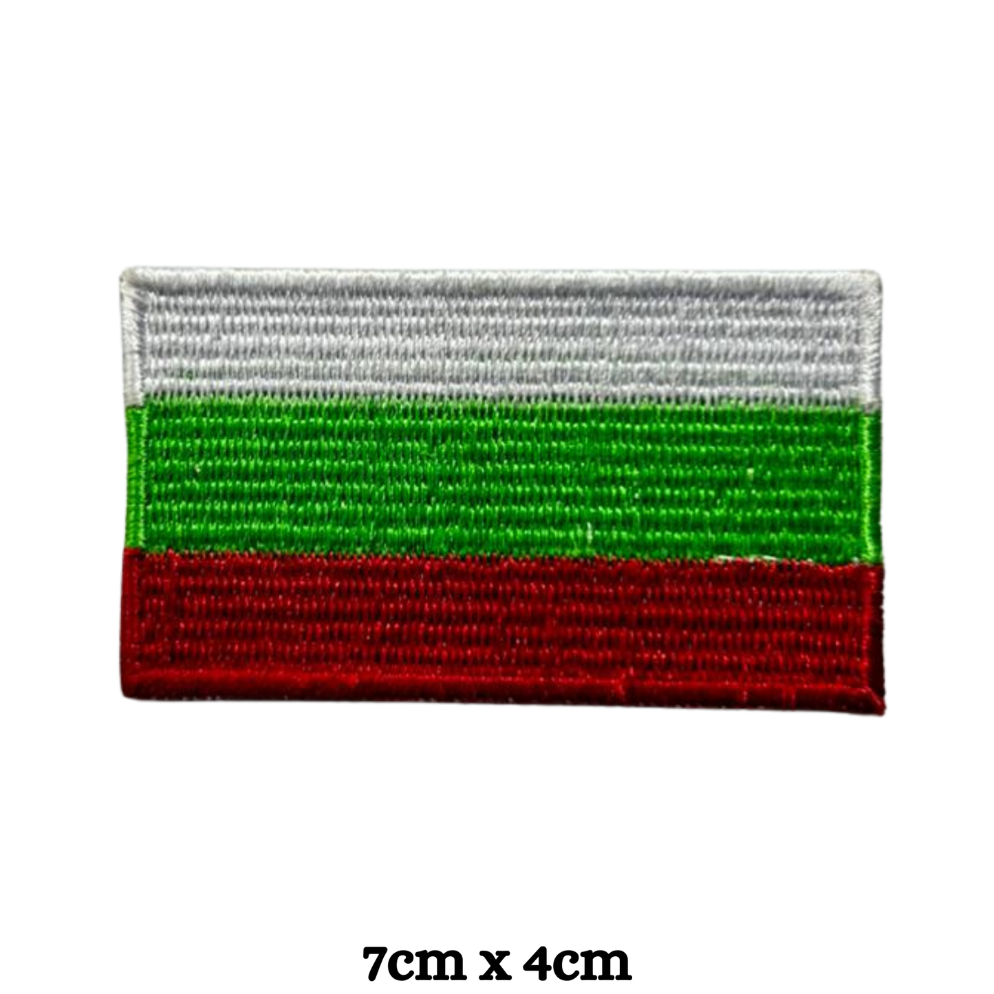 Country Flag Embroidered Patch – Iron On / Sew On National Flag Badge | All Countries Available | Jacket, Backpack, Hat, Uniform – Choose Your Country (A-J)