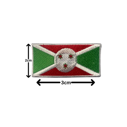 All Country Flag Patches (3 × 2 cm), Embroidered Iron-On/Sew On National Flags, Badge Traveler Gift Patch for Jacket, Backpack, Hat DIY Craft