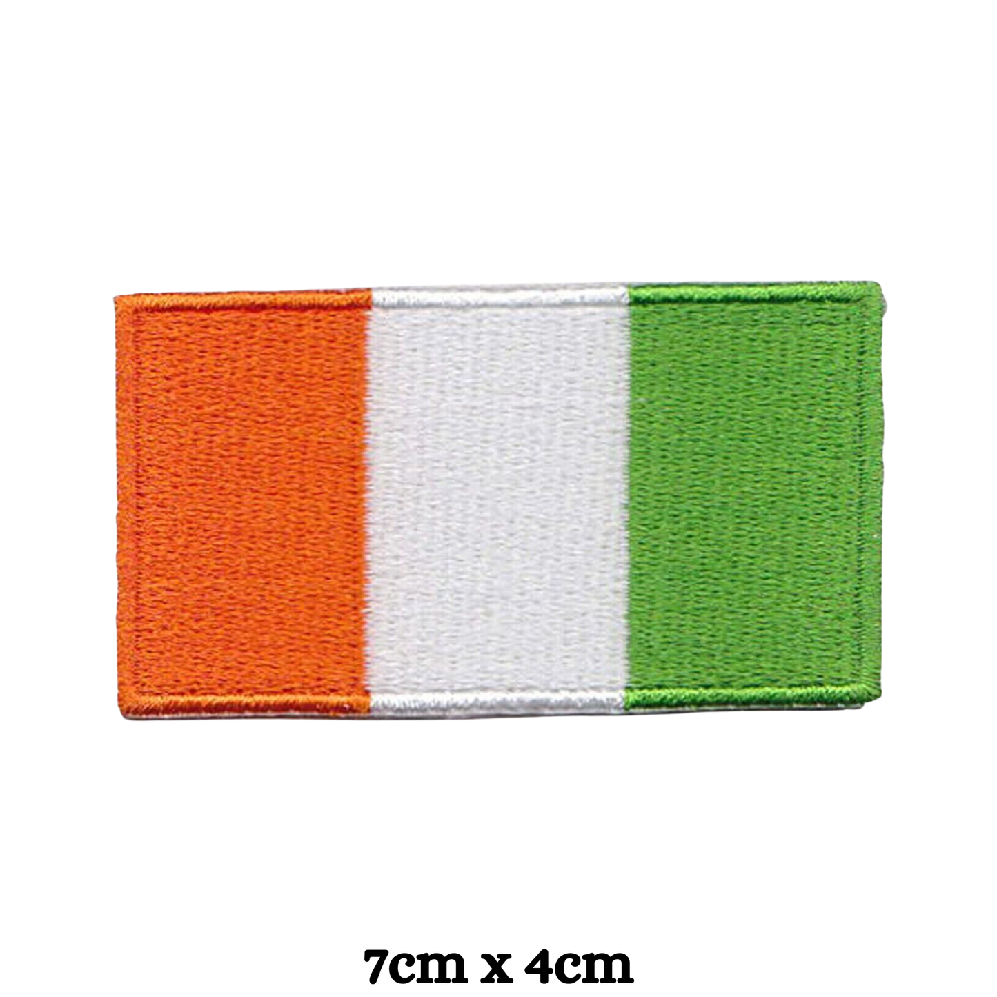 Country Flag Embroidered Patch – Iron On / Sew On National Flag Badge | All Countries Available | Jacket, Backpack, Hat, Uniform – Choose Your Country (A-J)