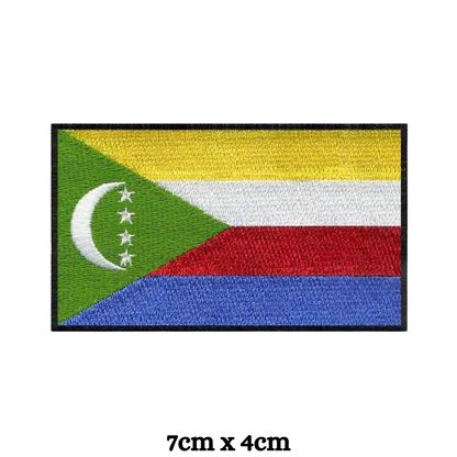 Country Flag Embroidered Patch – Iron On / Sew On National Flag Badge | All Countries Available | Jacket, Backpack, Hat, Uniform – Choose Your Country (A-J)