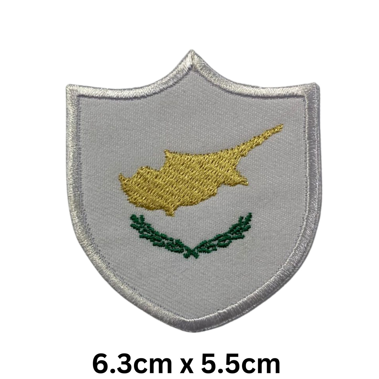 Shield Flag Patch – Embroidered Iron On / Sew On Shield Shaped National Flag Badge | All Countries Available | Heraldic Crest Patch for Jacket, Backpack, Biker Vest, Uniform – Choose Your Country (A-J)
