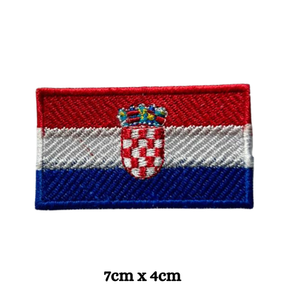 Country Flag Embroidered Patch – Iron On / Sew On National Flag Badge | All Countries Available | Jacket, Backpack, Hat, Uniform – Choose Your Country (A-J)