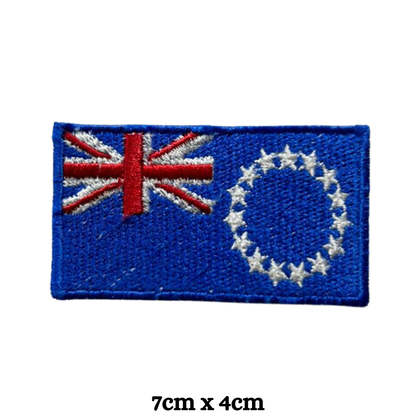 Country Flag Embroidered Patch – Iron On / Sew On National Flag Badge | All Countries Available | Jacket, Backpack, Hat, Uniform – Choose Your Country (A-J)