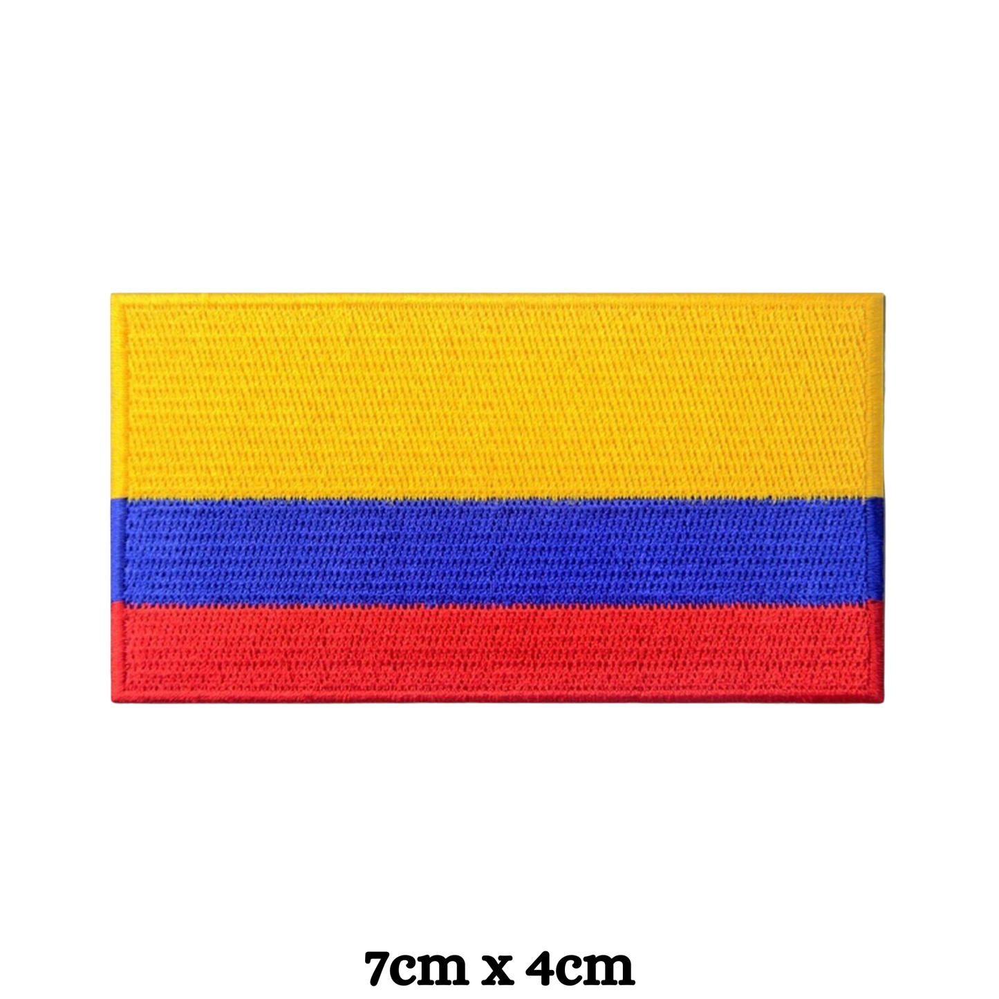 Country Flag Embroidered Patch – Iron On / Sew On National Flag Badge | All Countries Available | Jacket, Backpack, Hat, Uniform – Choose Your Country (A-J)