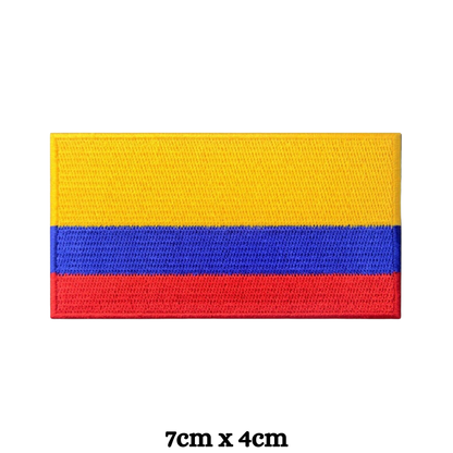 Country Flag Embroidered Patch – Iron On / Sew On National Flag Badge | All Countries Available | Jacket, Backpack, Hat, Uniform – Choose Your Country (A-J)