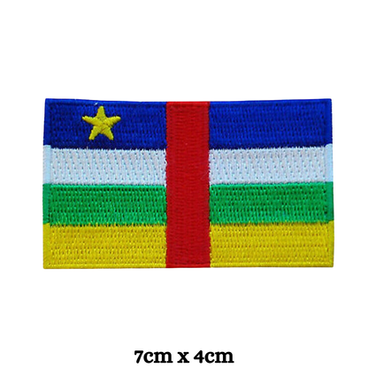 Country Flag Embroidered Patch – Iron On / Sew On National Flag Badge | All Countries Available | Jacket, Backpack, Hat, Uniform – Choose Your Country (A-J)