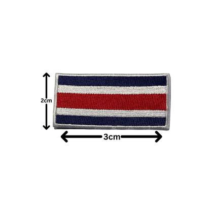 All Country Flag Patches (3 × 2 cm), Embroidered Iron-On/Sew On National Flags, Badge Traveler Gift Patch for Jacket, Backpack, Hat DIY Craft