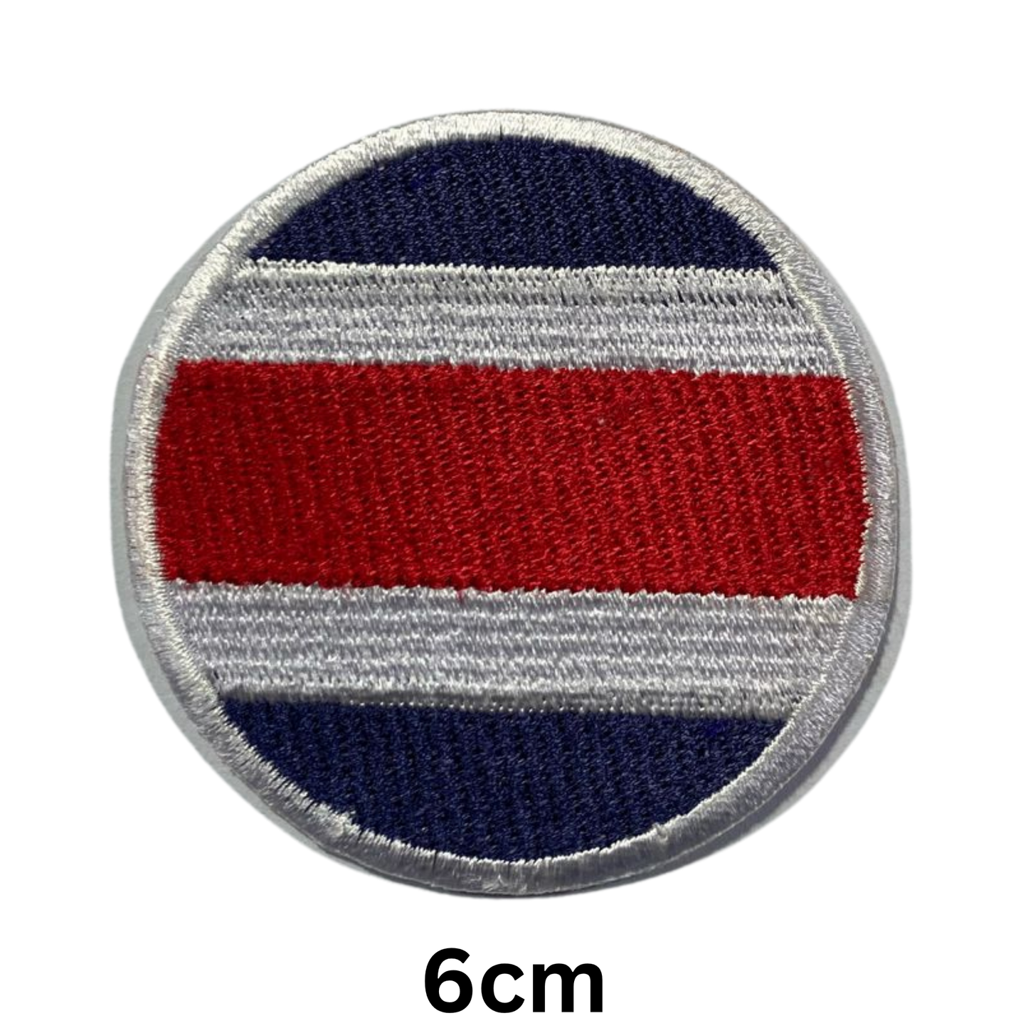 Round Flag Patch – 6cm Circular Embroidered Iron On / Sew On National Flag Badge | All Countries | Tactical Military Emblem for Hats, Jackets, Backpacks, Uniforms – Choose Your Country (A-J)