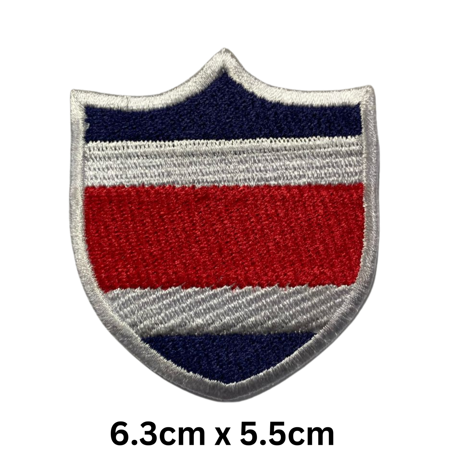 Shield Flag Patch – Embroidered Iron On / Sew On Shield Shaped National Flag Badge | All Countries Available | Heraldic Crest Patch for Jacket, Backpack, Biker Vest, Uniform – Choose Your Country (A-J)