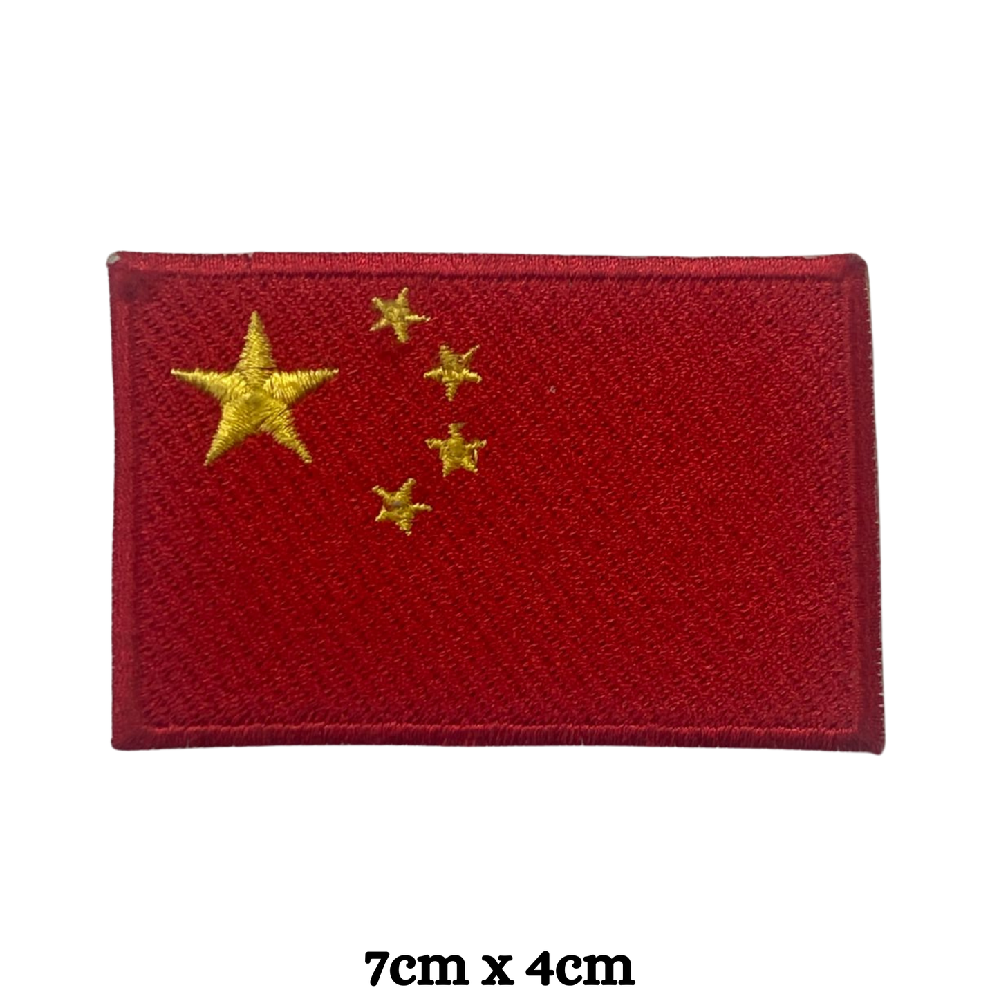 Country Flag Embroidered Patch – Iron On / Sew On National Flag Badge | All Countries Available | Jacket, Backpack, Hat, Uniform – Choose Your Country (A-J)