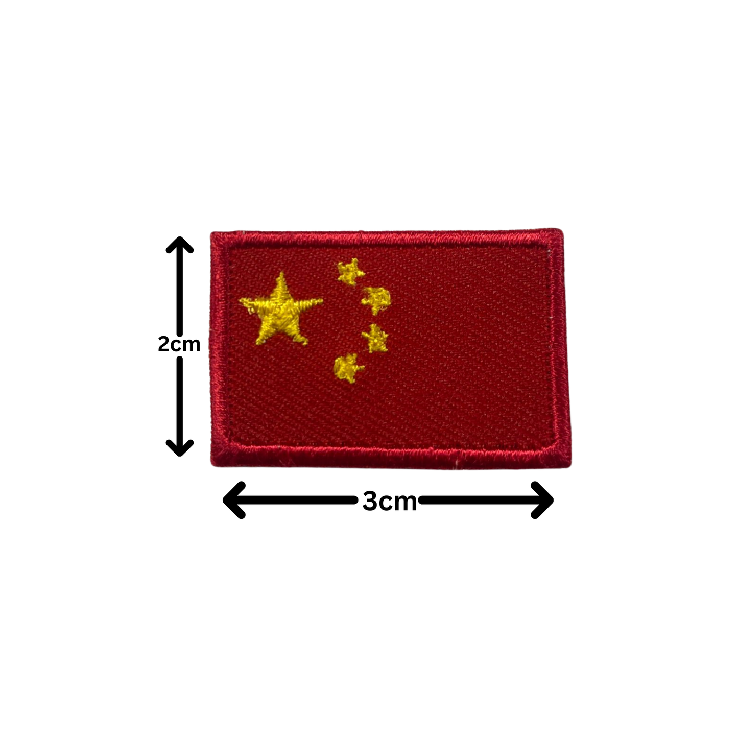 All Country Flag Patches (3 × 2 cm), Embroidered Iron-On/Sew On National Flags, Badge Traveler Gift Patch for Jacket, Backpack, Hat DIY Craft