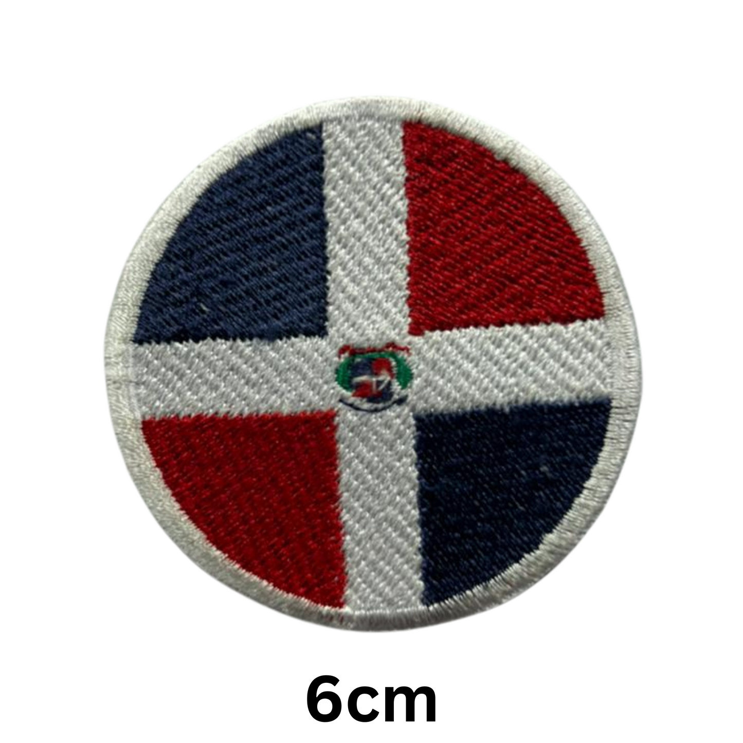 Round Flag Patch – 6cm Circular Embroidered Iron On / Sew On National Flag Badge | All Countries | Tactical Military Emblem for Hats, Jackets, Backpacks, Uniforms – Choose Your Country (A-J)
