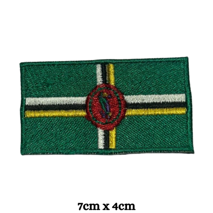 Country Flag Embroidered Patch – Iron On / Sew On National Flag Badge | All Countries Available | Jacket, Backpack, Hat, Uniform – Choose Your Country (A-J)