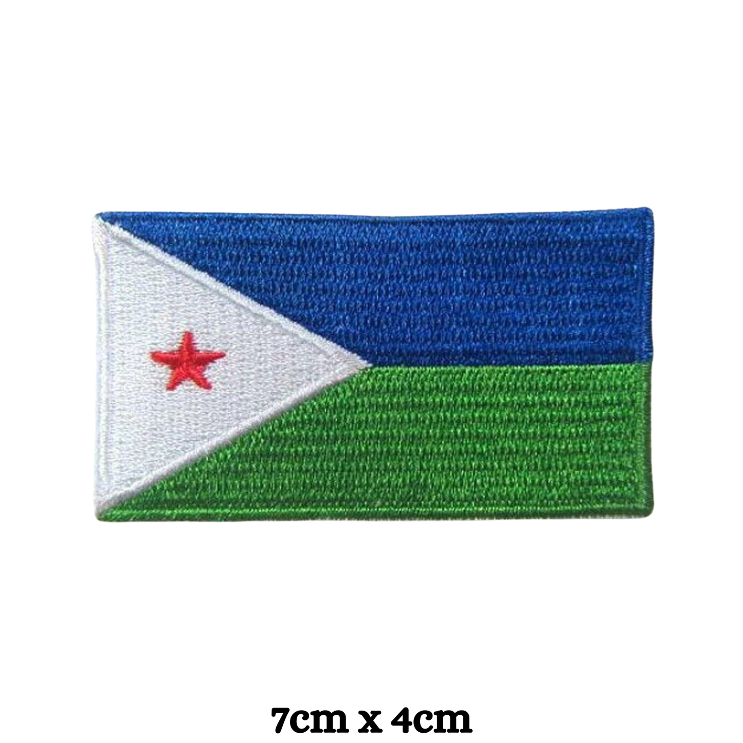 Country Flag Embroidered Patch – Iron On / Sew On National Flag Badge | All Countries Available | Jacket, Backpack, Hat, Uniform – Choose Your Country (A-J)
