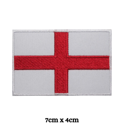 Country Flag Embroidered Patch – Iron On / Sew On National Flag Badge | All Countries Available | Jacket, Backpack, Hat, Uniform – Choose Your Country (A-J)