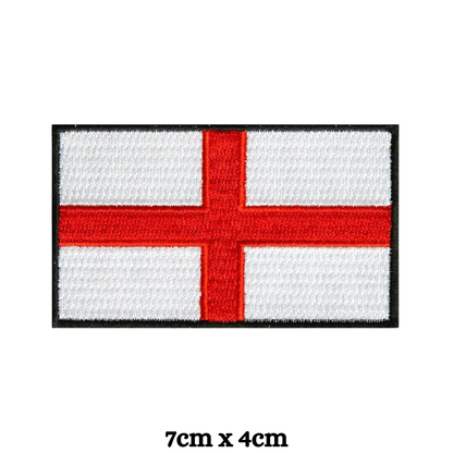 Country Flag Embroidered Patch – Iron On / Sew On National Flag Badge | All Countries Available | Jacket, Backpack, Hat, Uniform – Choose Your Country (A-J)