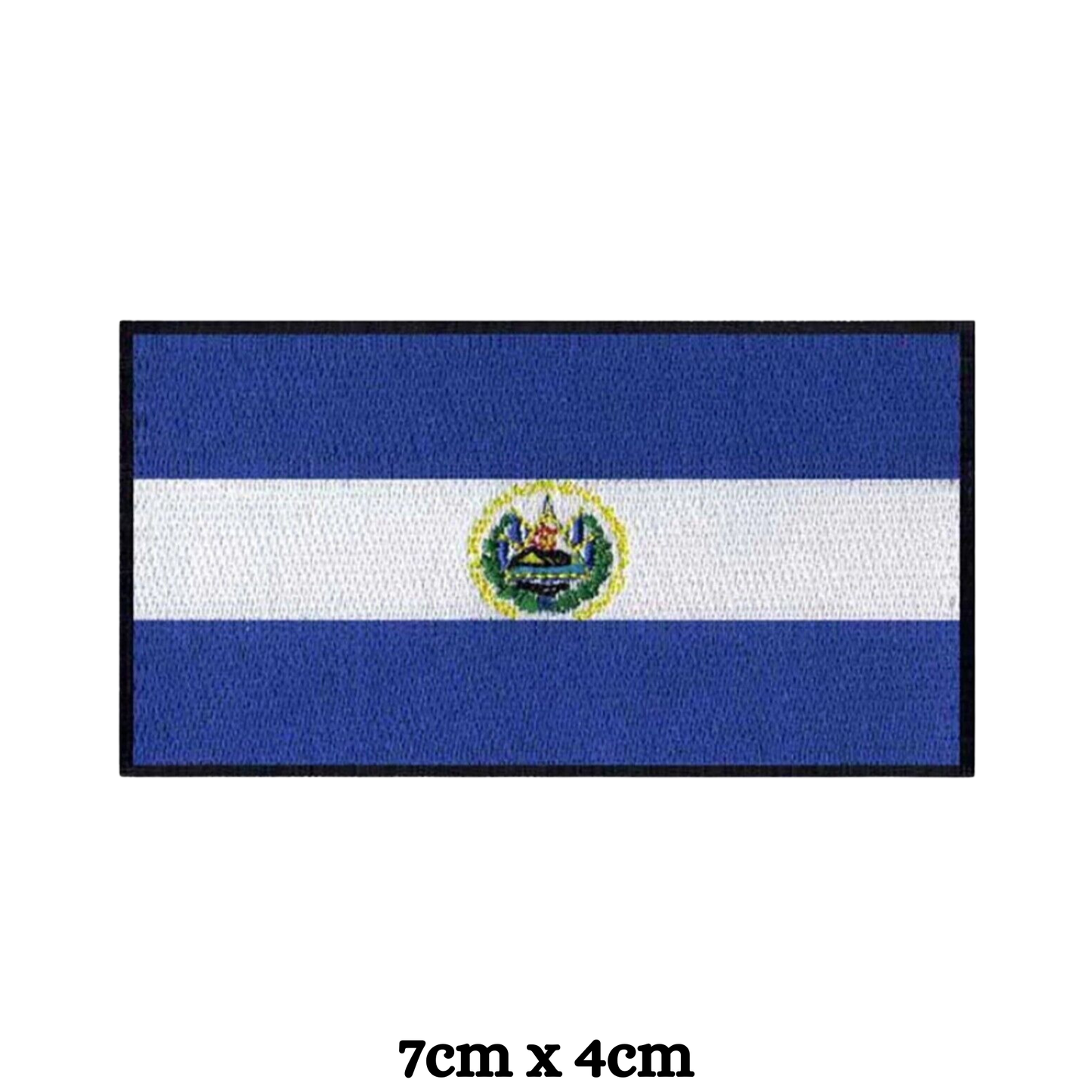 Country Flag Embroidered Patch – Iron On / Sew On National Flag Badge | All Countries Available | Jacket, Backpack, Hat, Uniform – Choose Your Country (A-J)