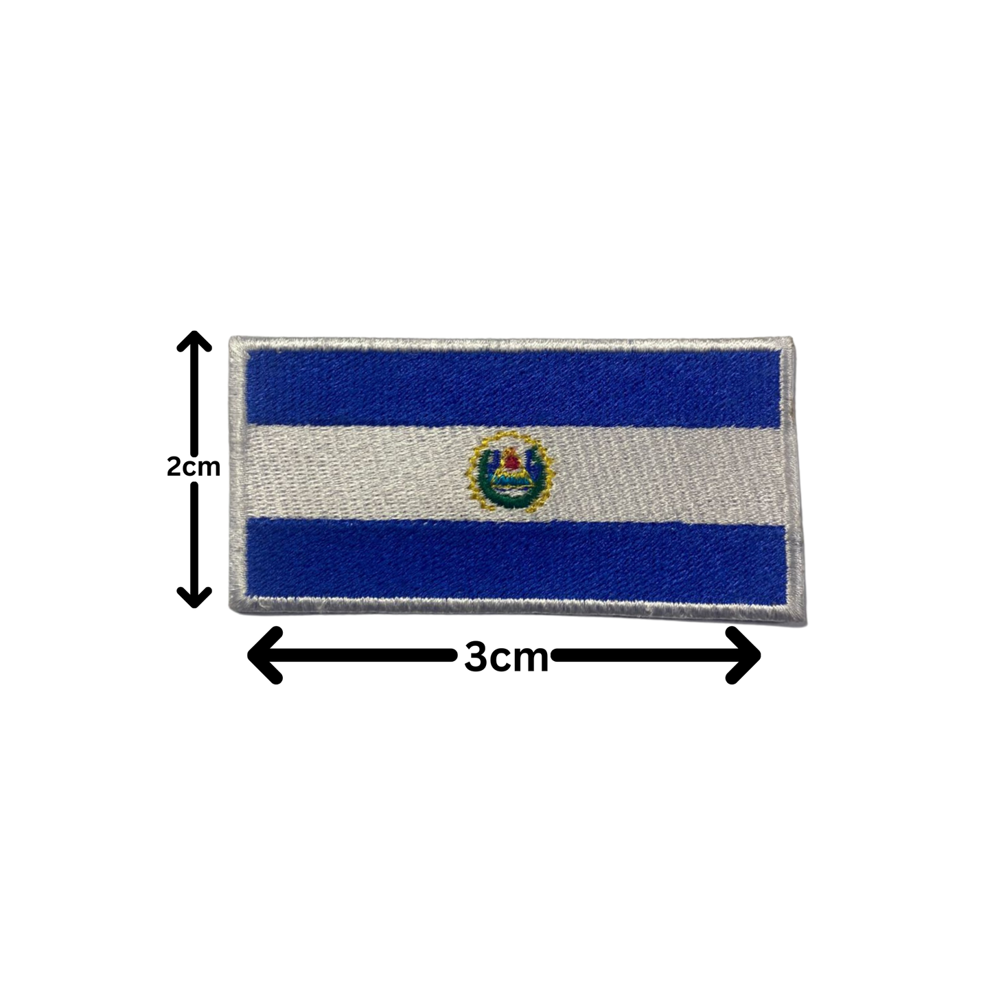 All Country Flag Patches (3 × 2 cm), Embroidered Iron-On/Sew On National Flags, Badge Traveler Gift Patch for Jacket, Backpack, Hat DIY Craft
