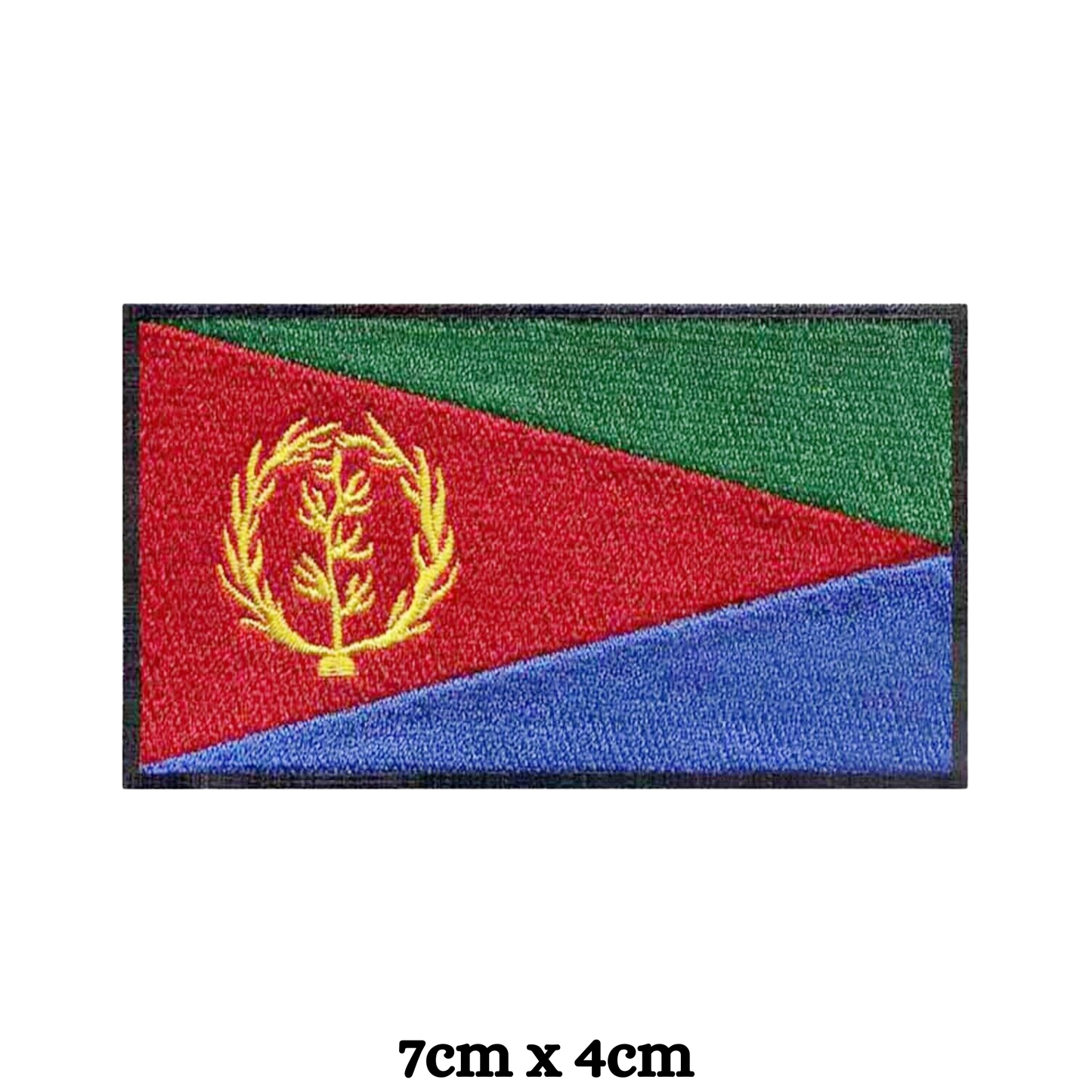 Country Flag Embroidered Patch – Iron On / Sew On National Flag Badge | All Countries Available | Jacket, Backpack, Hat, Uniform – Choose Your Country (A-J)
