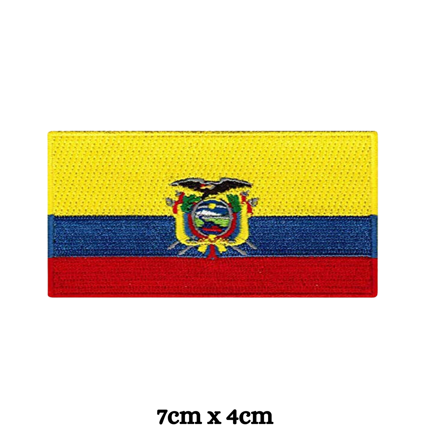 Country Flag Embroidered Patch – Iron On / Sew On National Flag Badge | All Countries Available | Jacket, Backpack, Hat, Uniform – Choose Your Country (A-J)