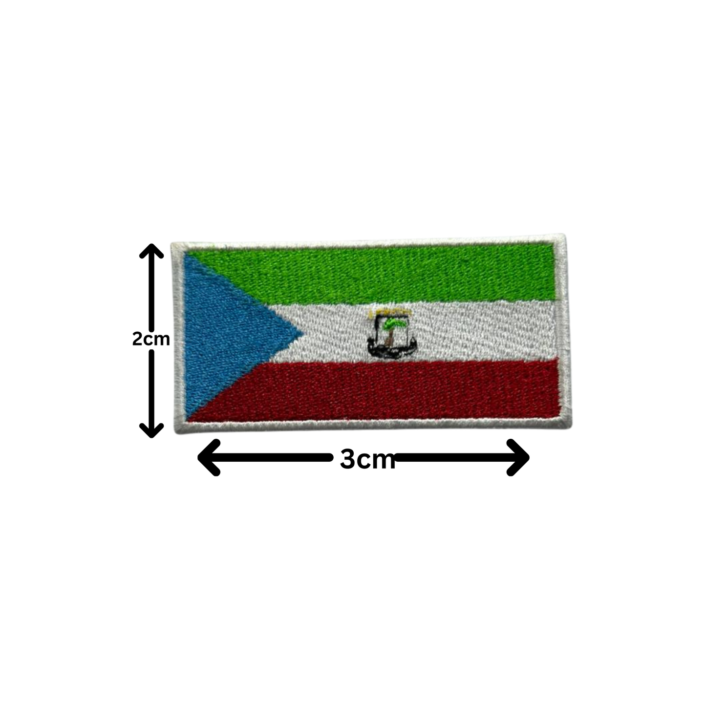 All Country Flag Patches (3 × 2 cm), Embroidered Iron-On/Sew On National Flags, Badge Traveler Gift Patch for Jacket, Backpack, Hat DIY Craft