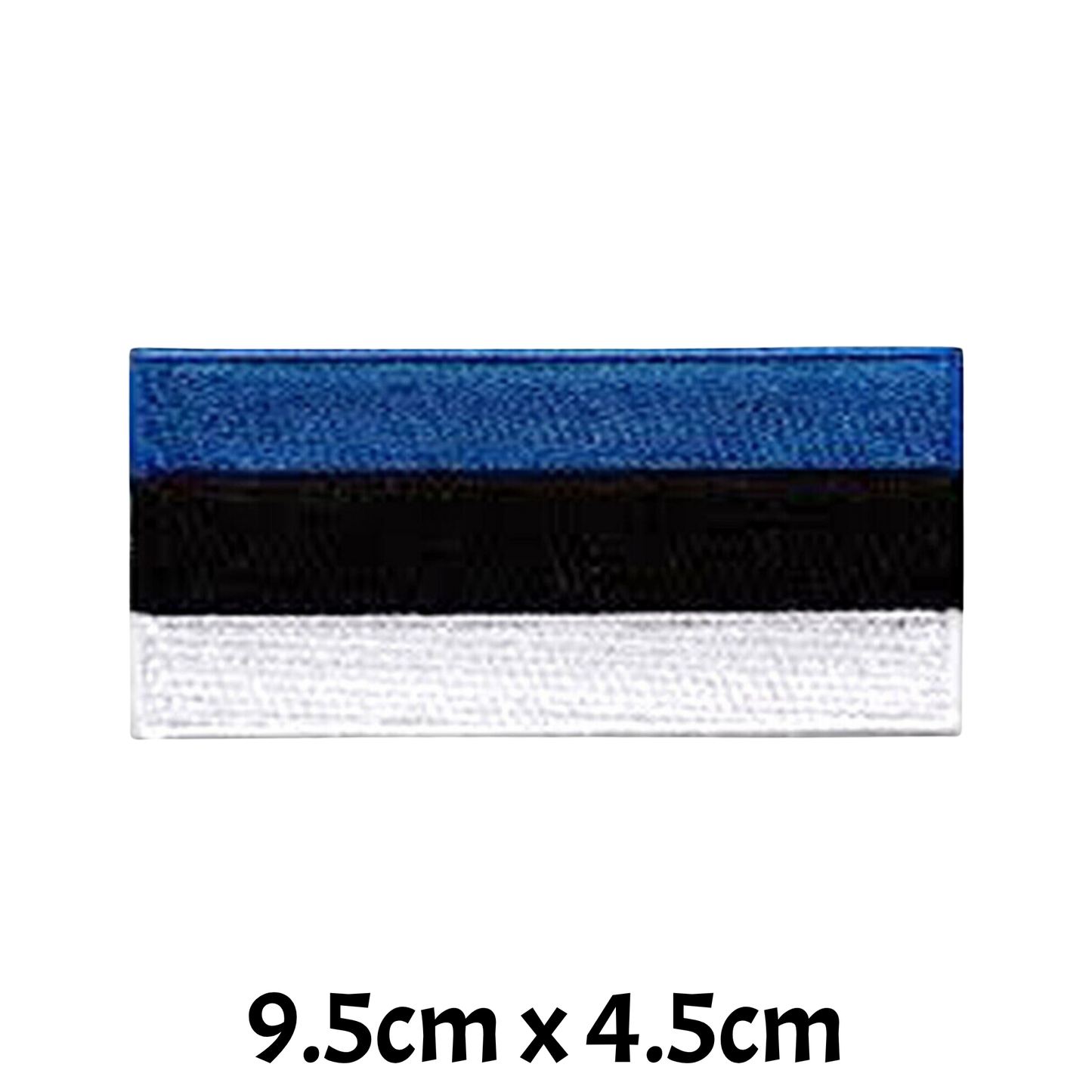 All Country Flag Patches (9.5 × 4.5 cm), Embroidered Iron-On/Sew-On National Flag Badges for Jacket, Backpack, Hat, Bags and DIY Craft (A-J)