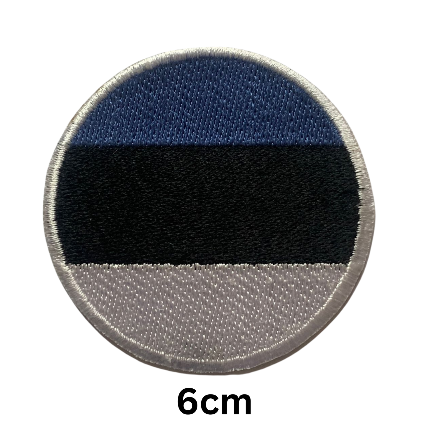 Round Flag Patch – 6cm Circular Embroidered Iron On / Sew On National Flag Badge | All Countries | Tactical Military Emblem for Hats, Jackets, Backpacks, Uniforms – Choose Your Country (A-J)