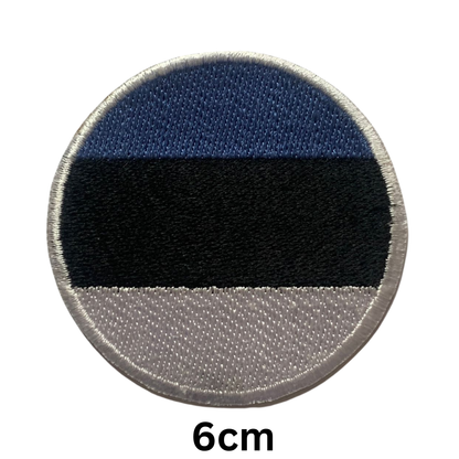 Round Flag Patch – 6cm Circular Embroidered Iron On / Sew On National Flag Badge | All Countries | Tactical Military Emblem for Hats, Jackets, Backpacks, Uniforms – Choose Your Country (A-J)