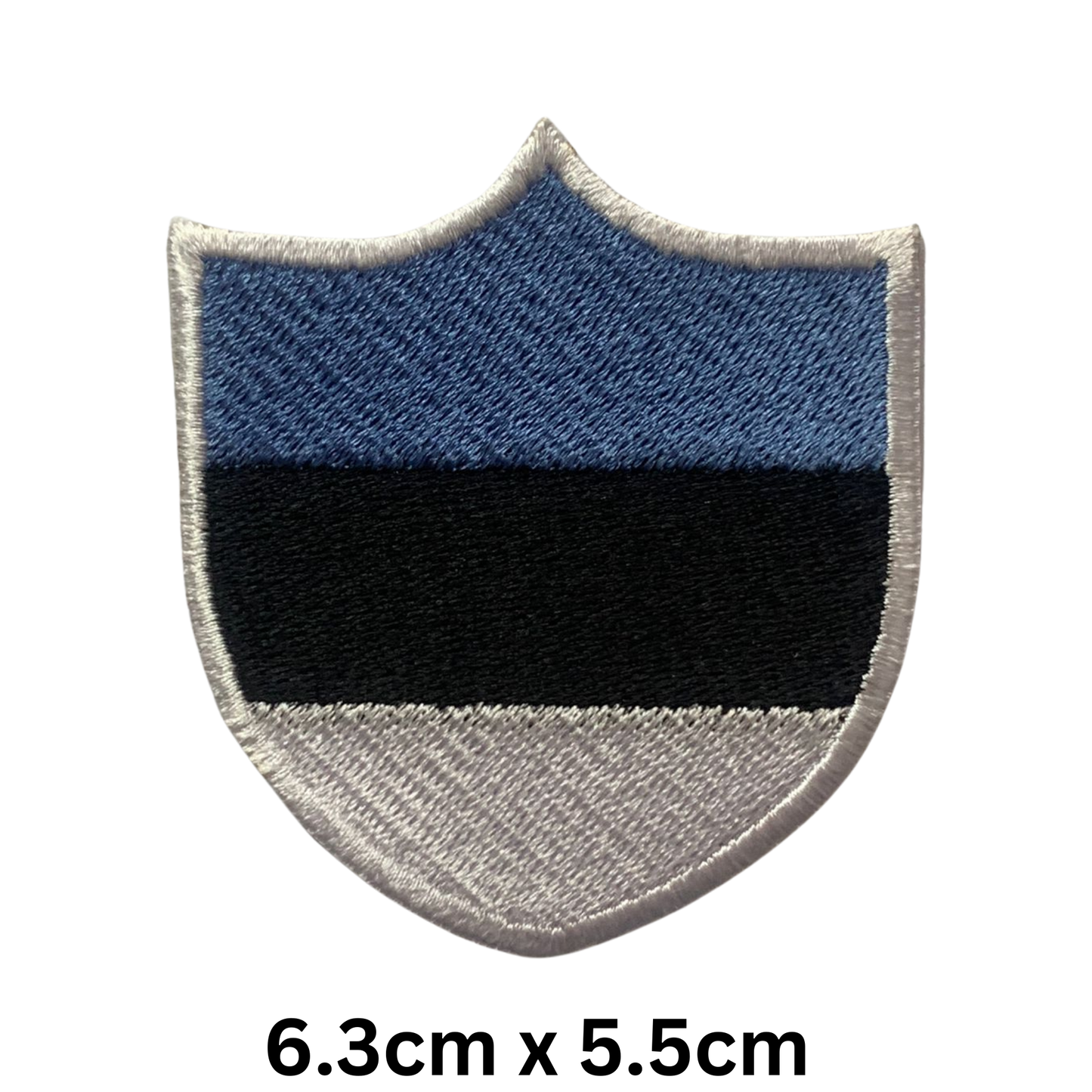 Shield Flag Patch – Embroidered Iron On / Sew On Shield Shaped National Flag Badge | All Countries Available | Heraldic Crest Patch for Jacket, Backpack, Biker Vest, Uniform – Choose Your Country (A-J)