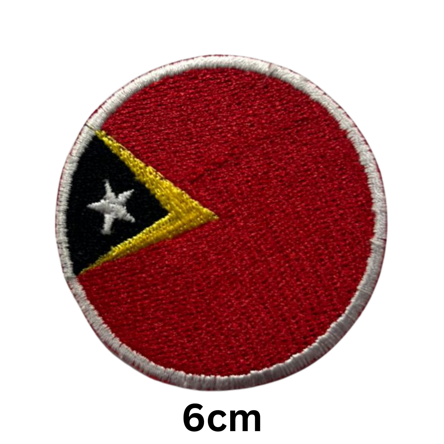 Round Flag Patch – 6cm Circular Embroidered Iron On / Sew On National Flag Badge | All Countries | Tactical Military Emblem for Hats, Jackets, Backpacks, Uniforms – Choose Your Country (T-Z)