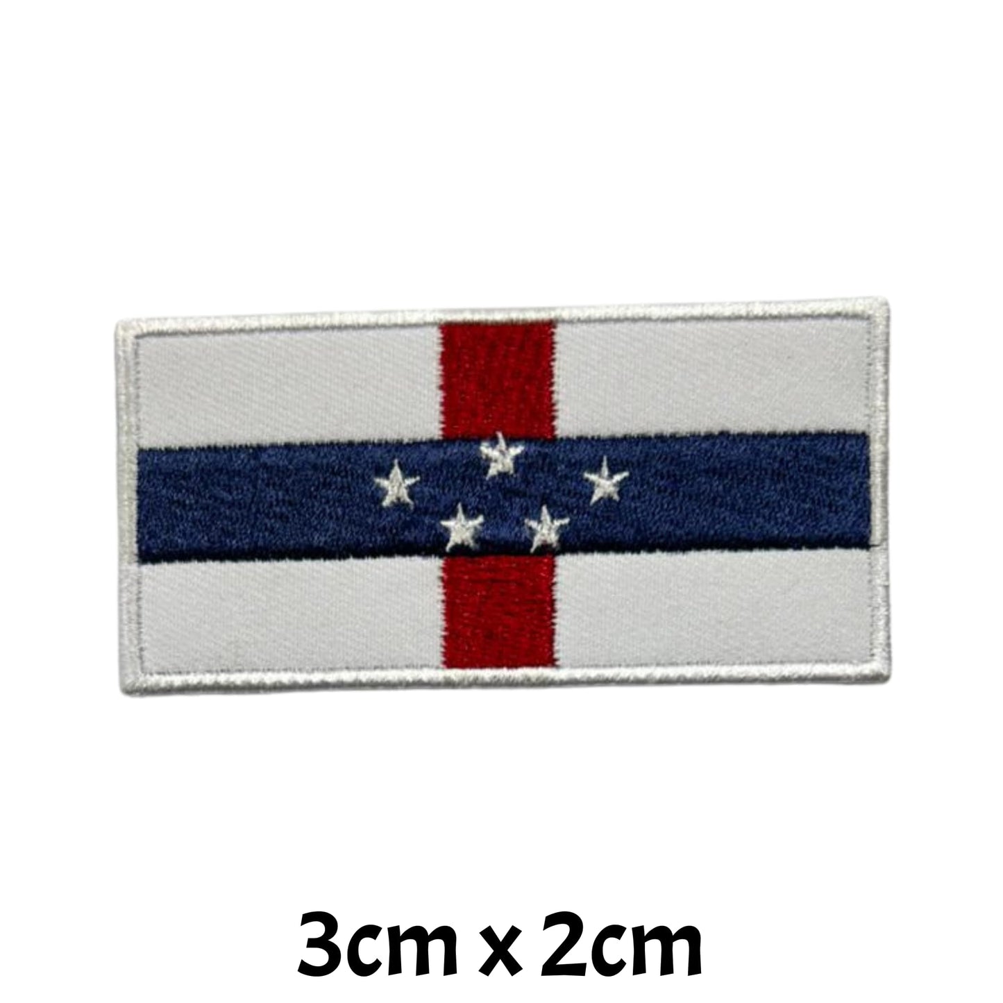 All Country Flag Patches (3 × 2 cm), Embroidered Iron-On/Sew On National Flags, Badge Traveler Gift Patch for Jacket, Backpack, Hat DIY Craft