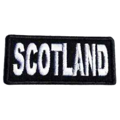 Scotland Badge Embroidery Iron-On Patches for Clothing Sew-On Applique for DIY Crafts Denim Jackets Jeans Backpacks